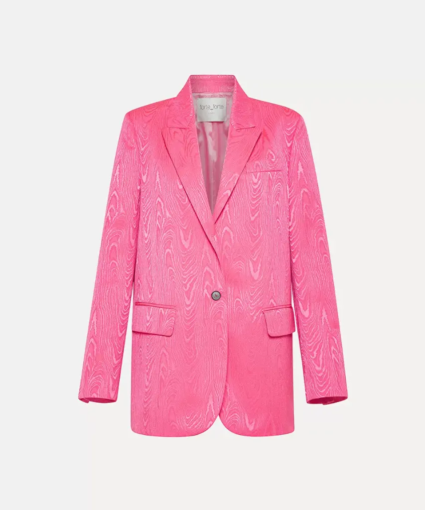Jacket in moiré jacquard - FORTE FORTE