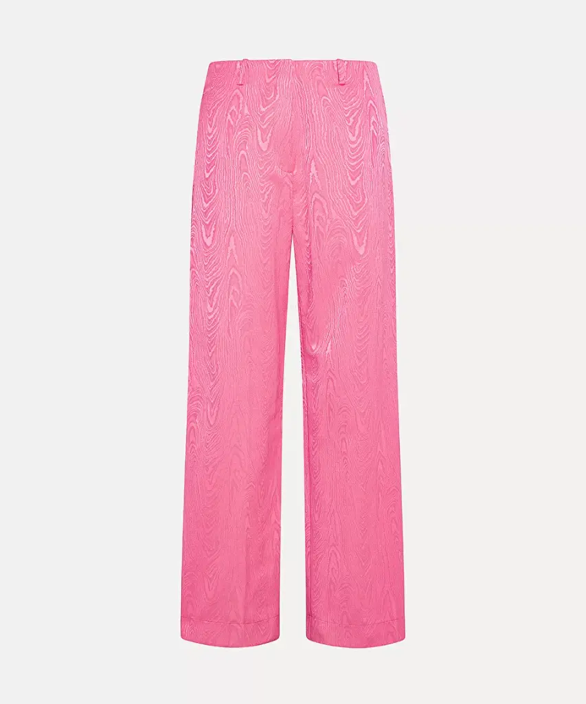 moir' jacquard pants - FORTE FORTE 