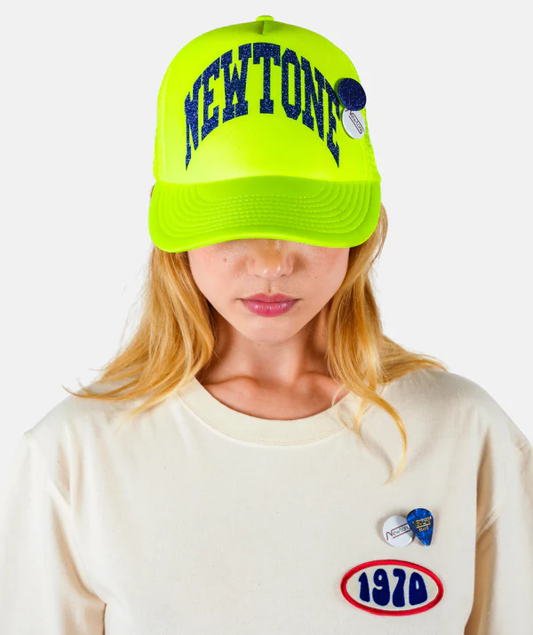 Cap Fit Toper Tone Neon Yellow size U - NEWTONE