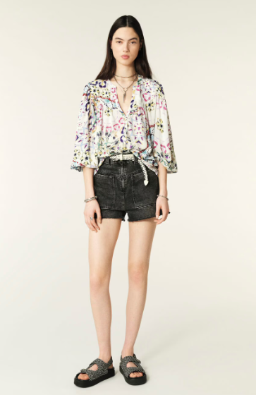 Floaty Printed Blouse LUIGI - BASH