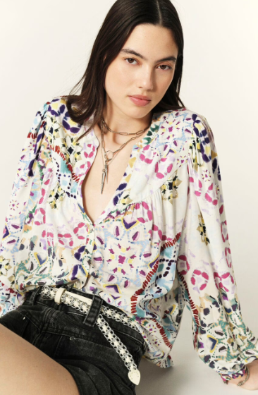 Floaty Printed Blouse LUIGI - BASH