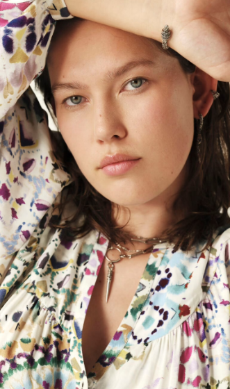 Floaty Printed Blouse LUIGI - BASH