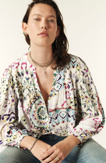 Floaty Printed Blouse LUIGI - BASH