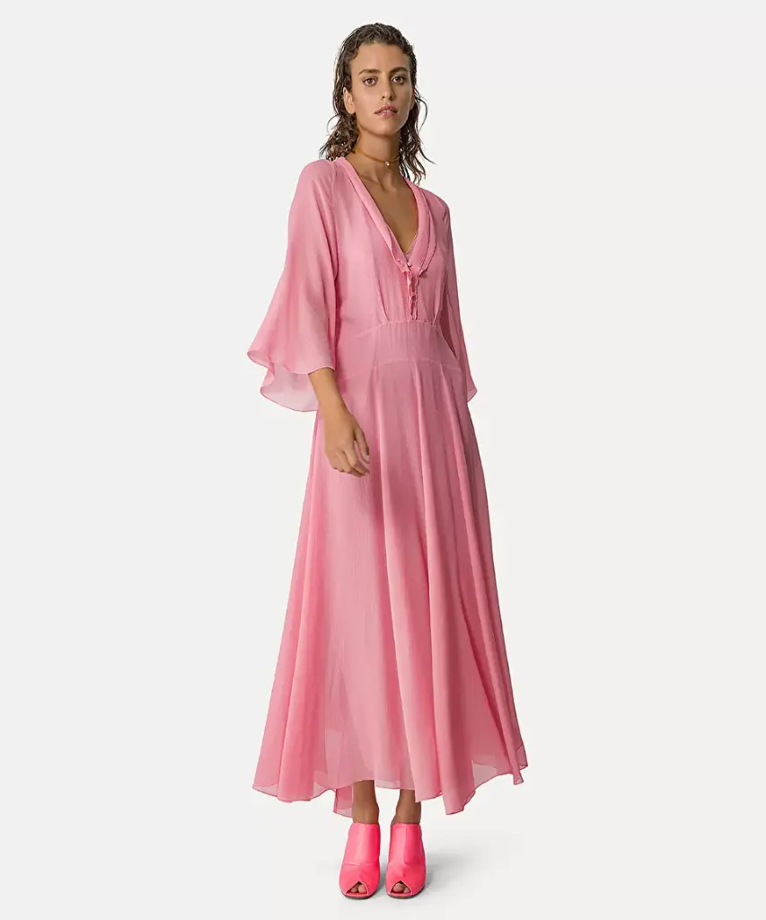 Dress in crépon silk - FORTE FORTE