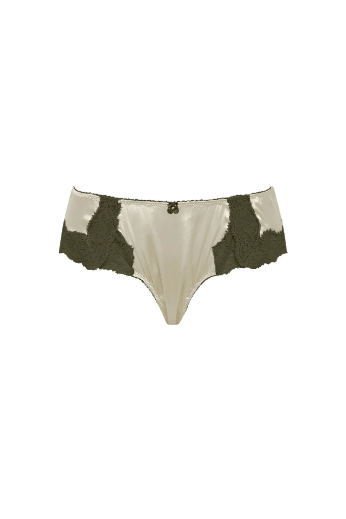 Silk Tanga Caviar/Bronze VANNINA VESPERINI 
