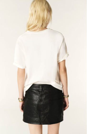 BALY Leather Mini Skirt - BASH