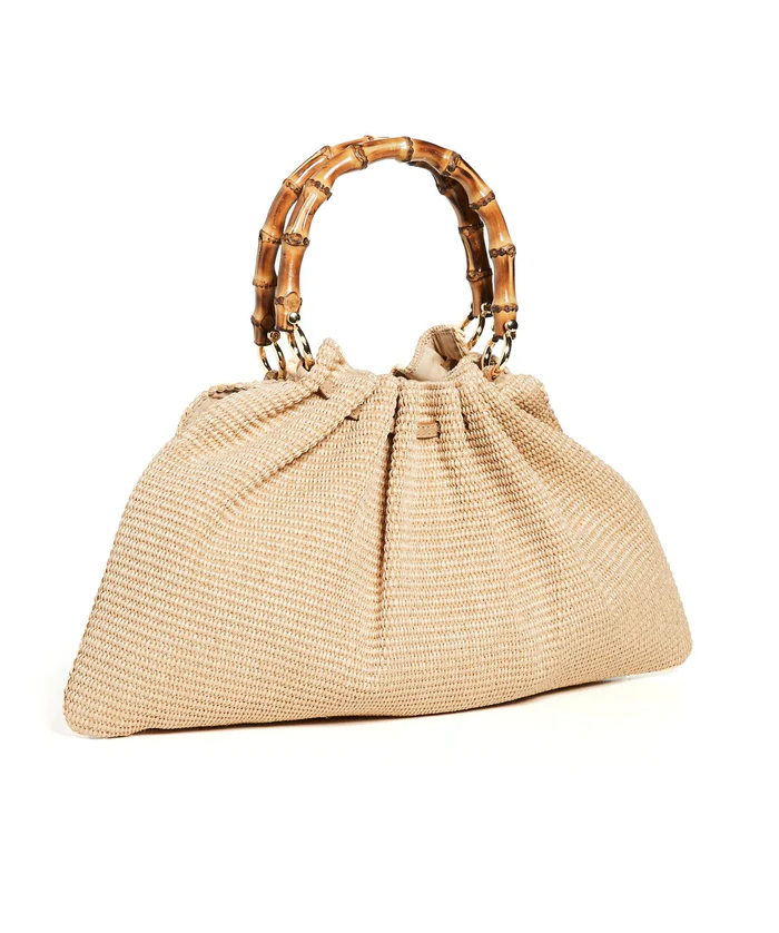 Caterina Raffia Bamboo Bag - Bidinis Bags