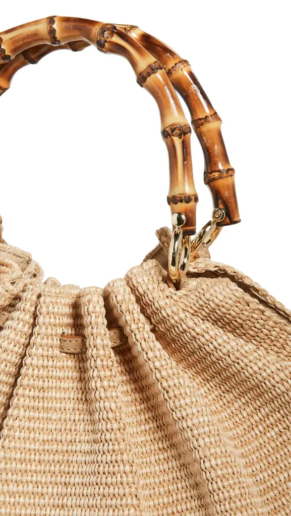 Caterina Raffia Bamboo Bag - Bidinis Bags