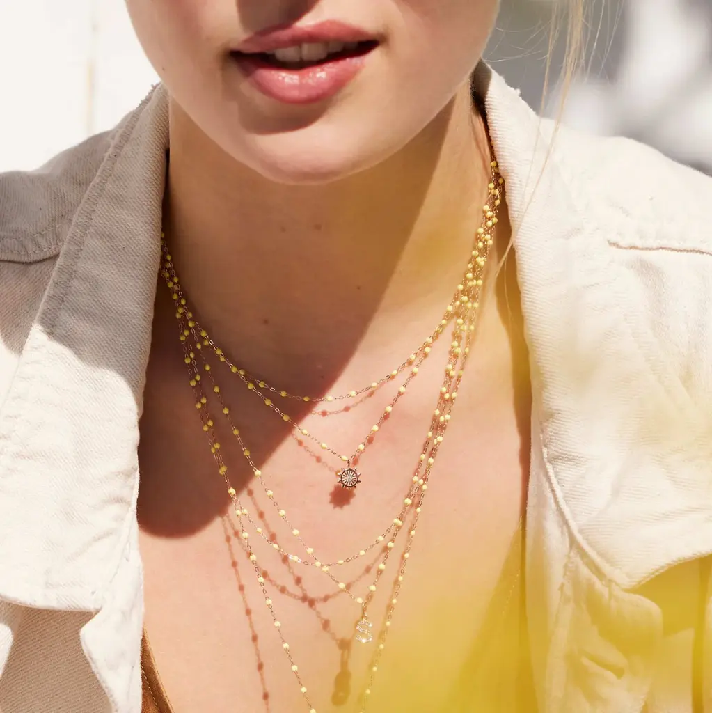 Classic Gigi MIMOSA Necklace 18ct Rose Gold 42cm - GIGI CLOZEAU