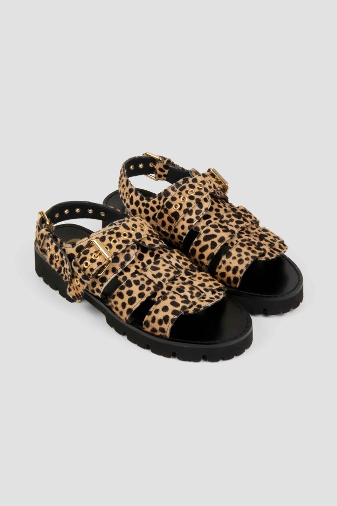 Land Sandals Leopard - Roseanna 