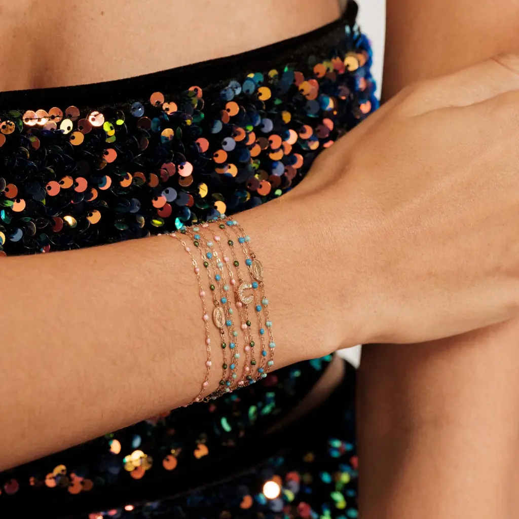 Classic Gigi BLUSH Bracelet 18ct Rose Gold 17cm - GIGI CLOZEAU 