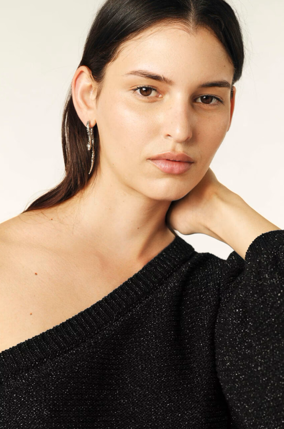 Galvin Asymmetric Black Jumper - BASH