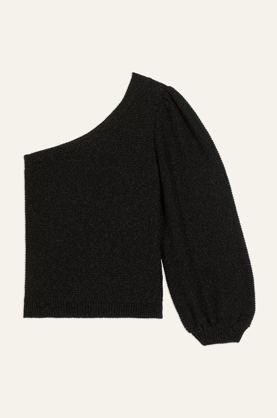 Galvin Asymmetric Black Jumper - BASH