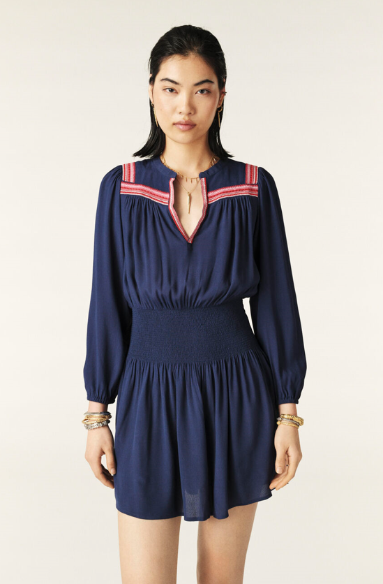 Talia Short Embroidered Dress - BASH