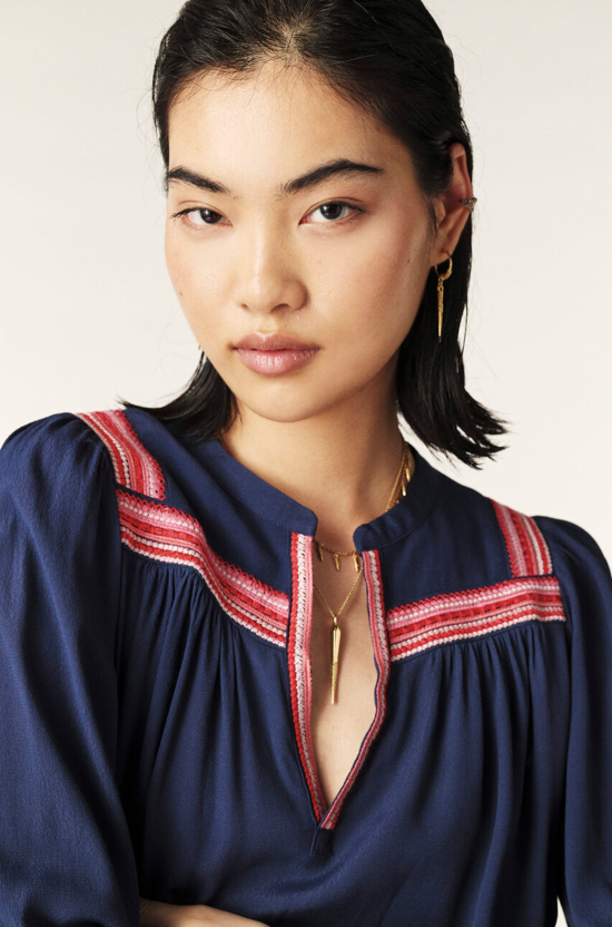 Talia Short Embroidered Dress - BASH