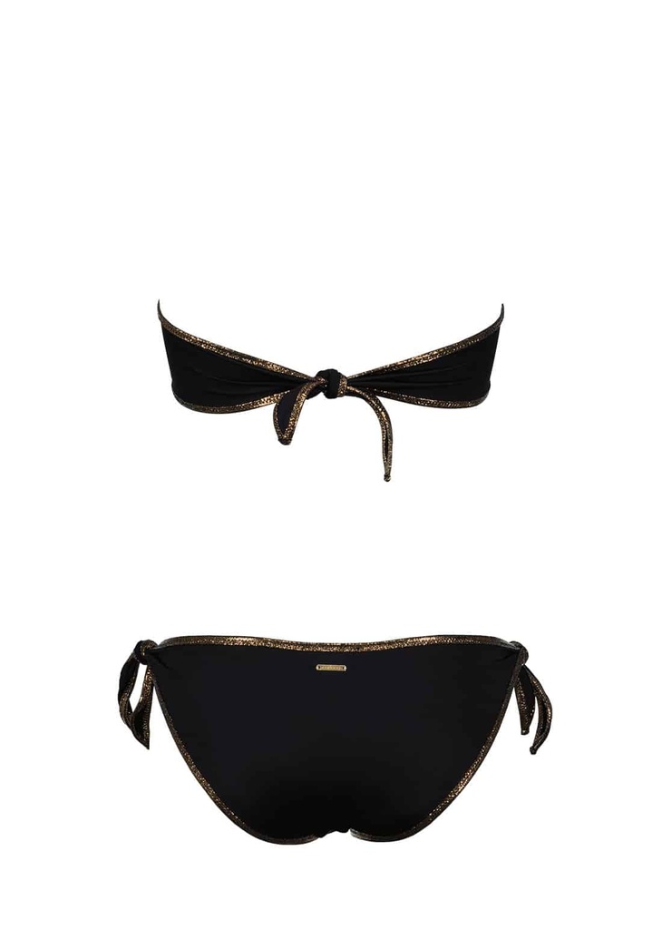 Christina Black/Gold Glitter 2 Piece - CARIOCA PORTO-VECCHIO