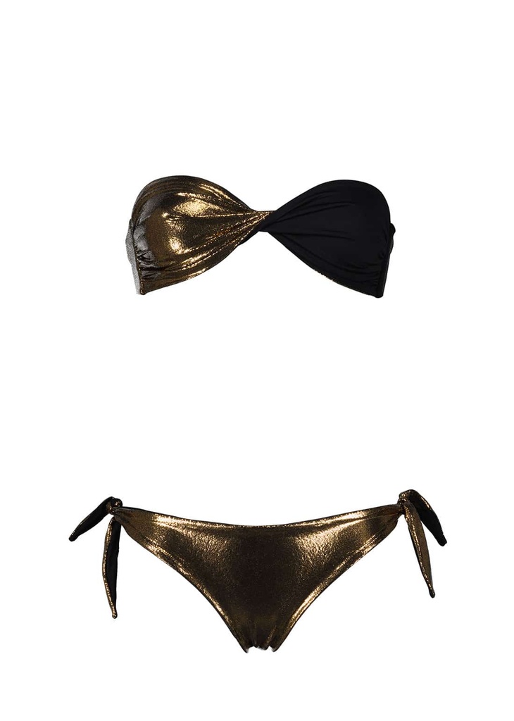 Miami Black/Gold Glitter - CARIOCA PORTO-VECCHIO