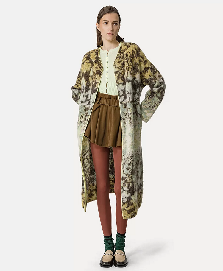 Miniskirt in cotton covert Olive - Forte Forte