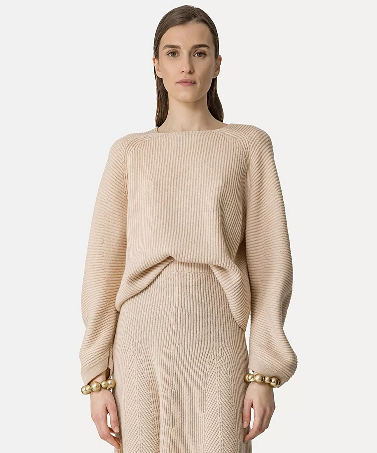 Crescent–Moon Sweater in Cashmere and Wool - Forte Forte