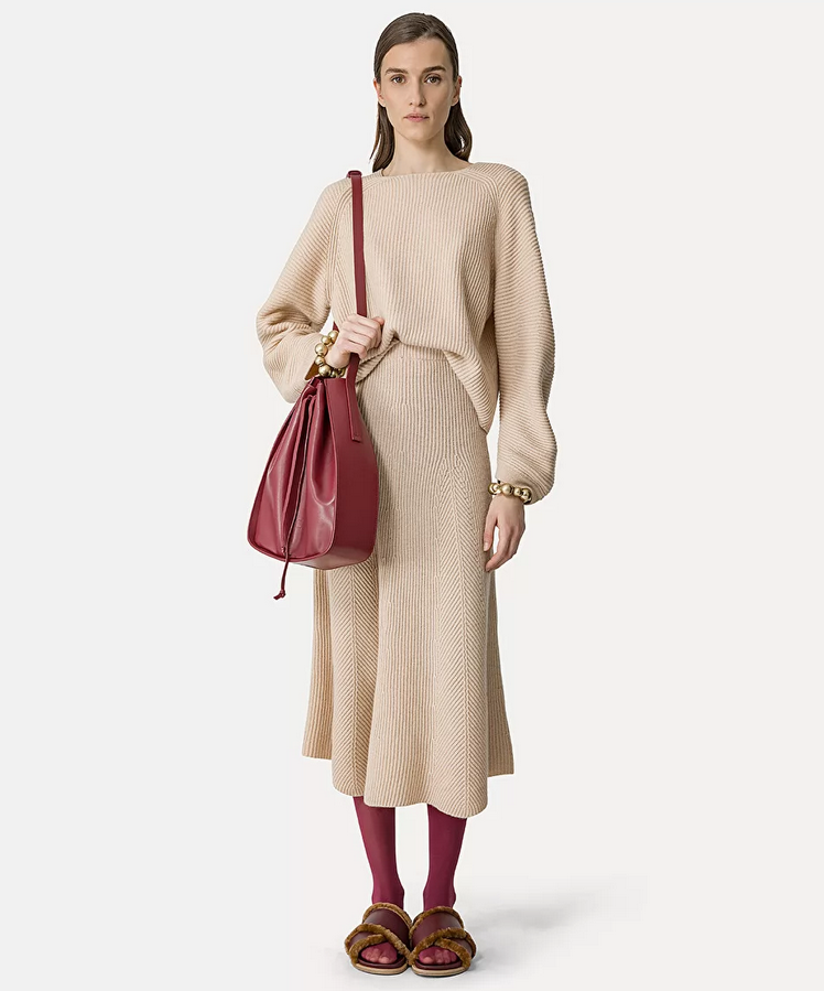 Crescent–Moon Sweater in Cashmere and Wool - Forte Forte