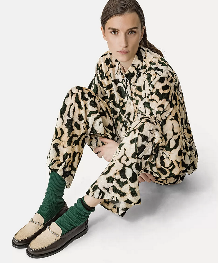 Cotton Socks with Striped details Malachite - Forte Forte