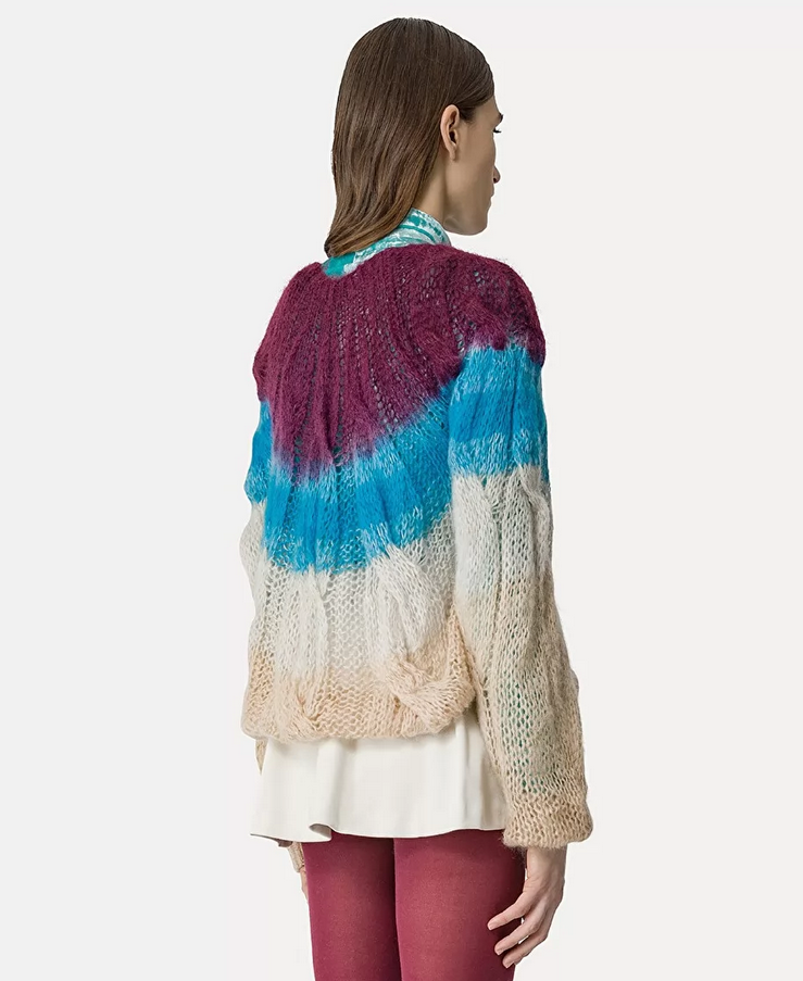 Round–Neck Mohair Sweater - Forte Forte