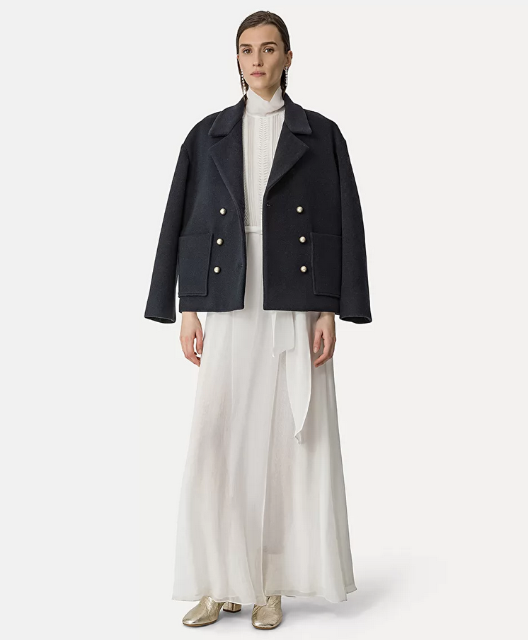 Dress in Origami Georgette - Forte Forte