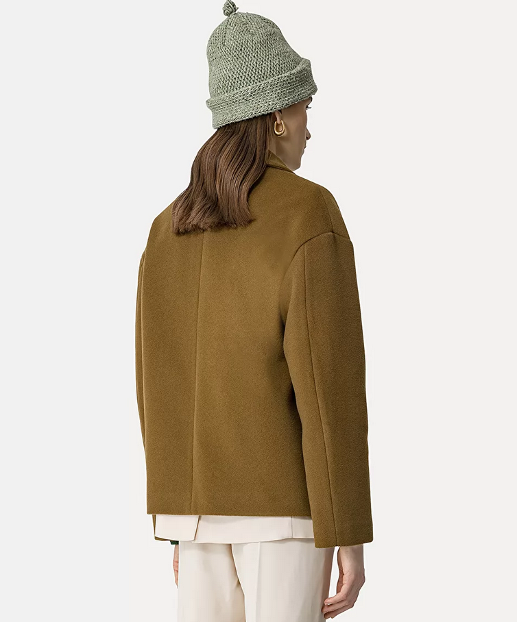 Peacoat in a Cashmere–Velour Blend - Forte Forte 