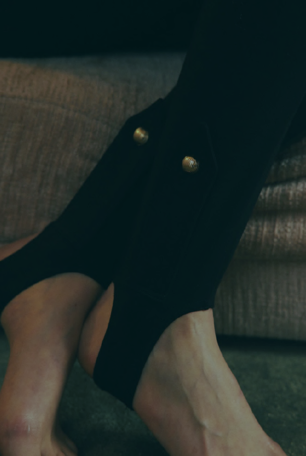 LEO pants, black Jersey - MARTIN MARTIN