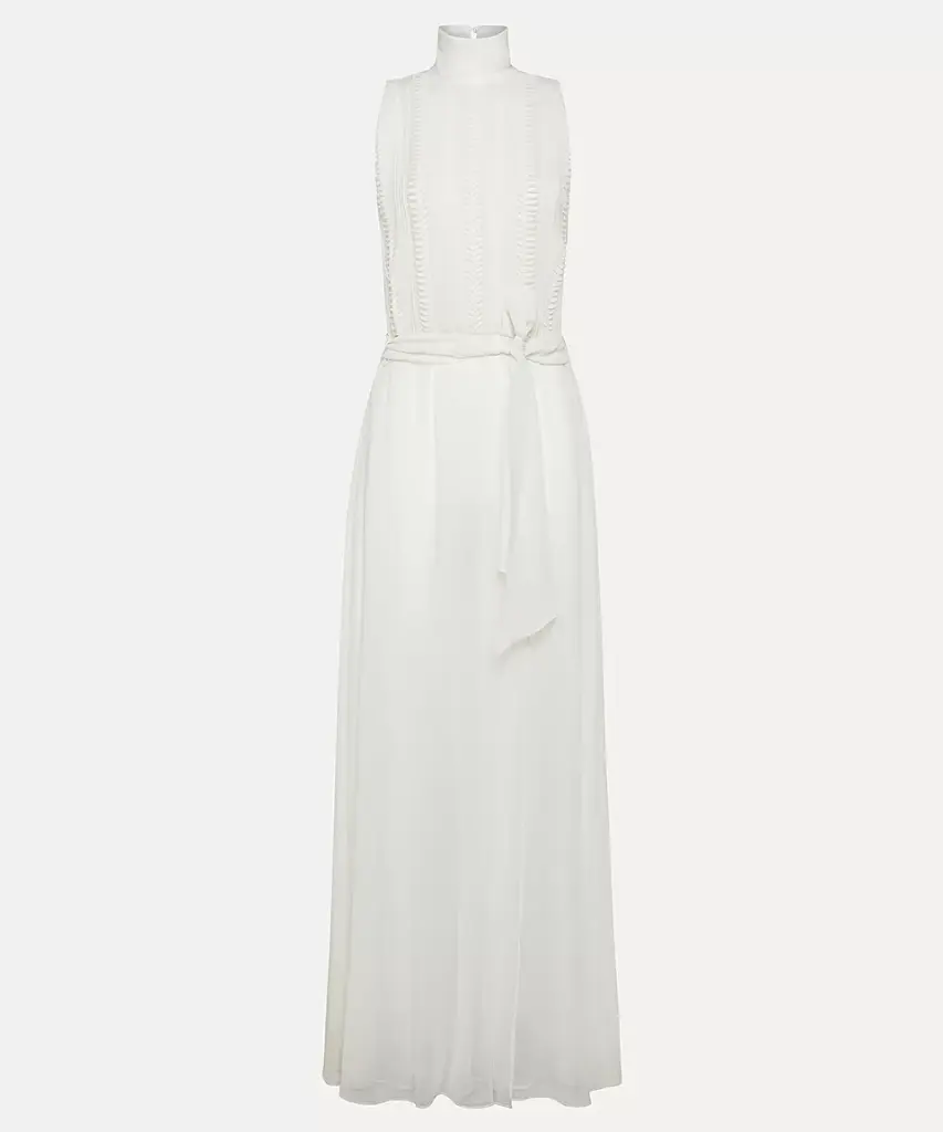 Dress in Origami Georgette - FORTE FORTE