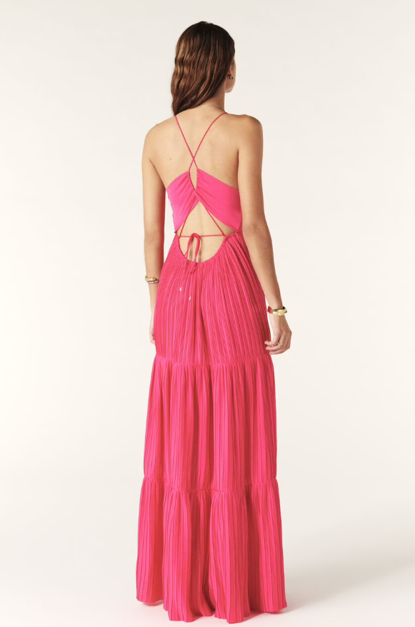 Wasta Long Dress Fuschia - Ba&sh
