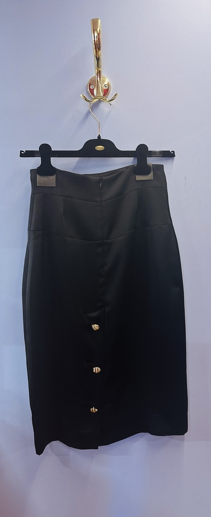ROMY skirt, black crepe - MARTIN MARTIN