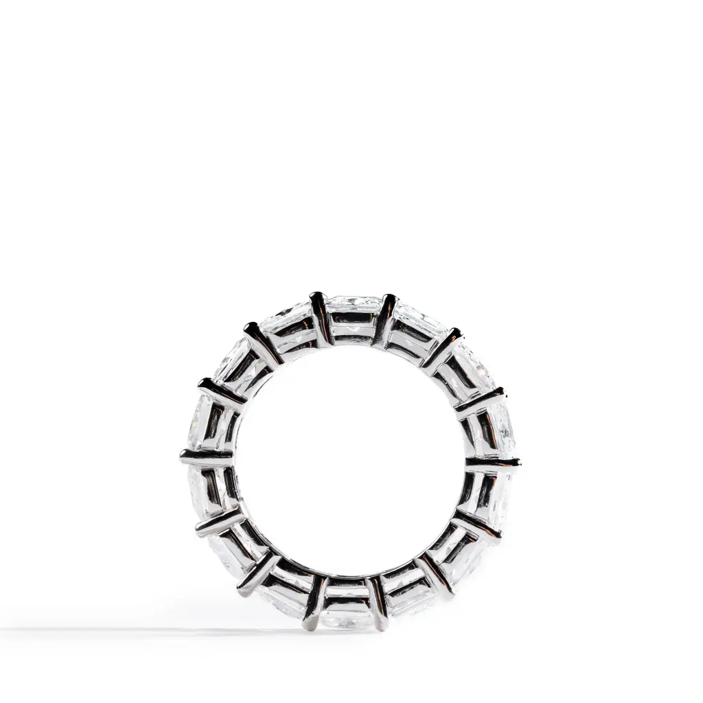 Tennis ring with white gemstones - POISON 