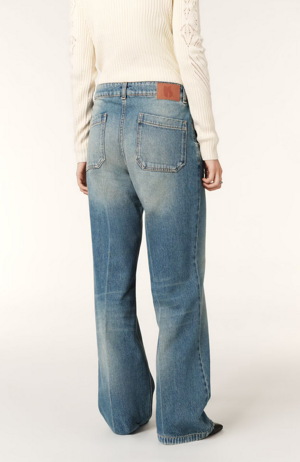 Vecchi Lightly Distressed Jeans - Ba&sh