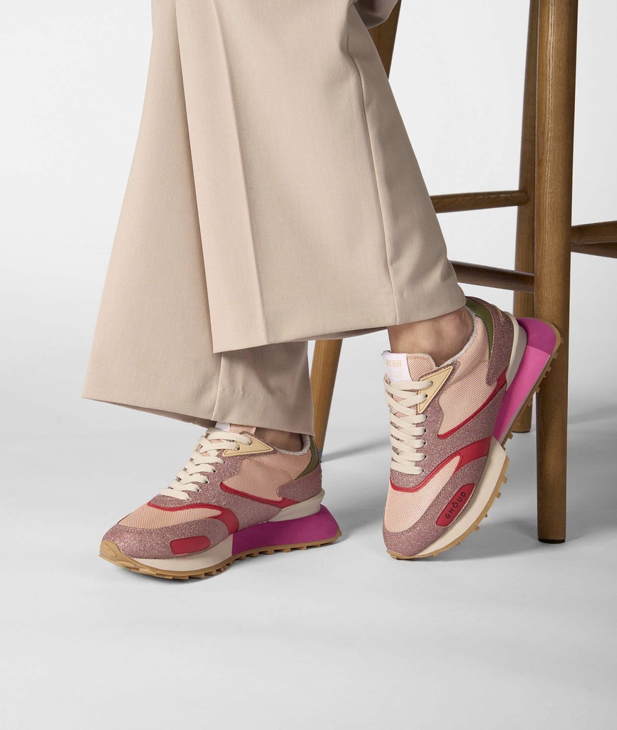 Starlight Groove 2.0 Low Woman - Mesh/Glit Pink/Red - GHOUD VENICE