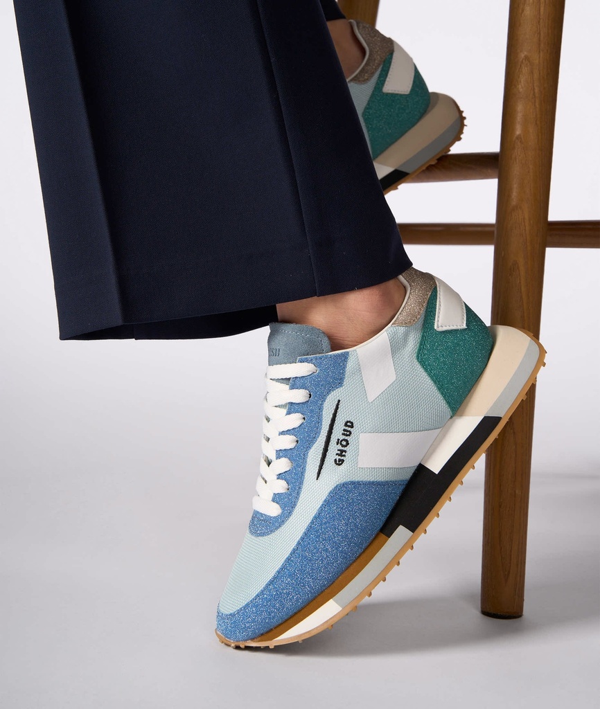 Starlight Multi Low Woman - Mesh/Glit Sky/Turquoise - GHOUD VENICE