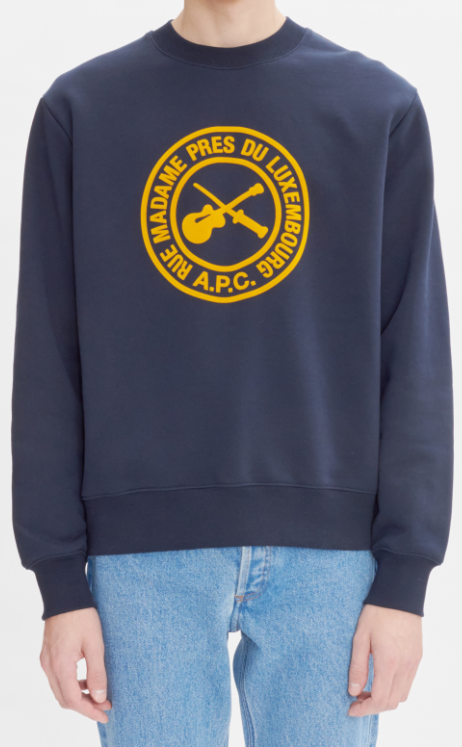 BOXY guitare poignard sweat - A.P.C.