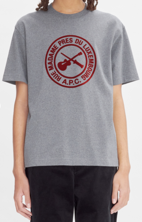 BOXY t-shirt guitare poignard - A.P.C.