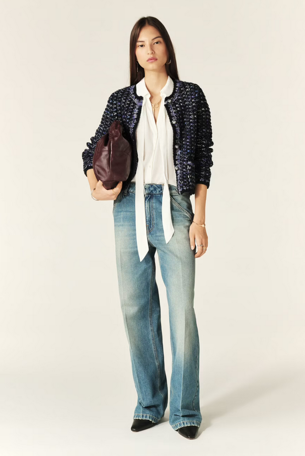 Beloni Short Knit Cardigan - BA&SH