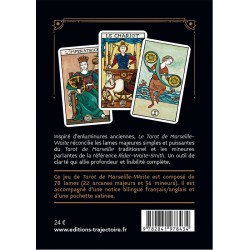 LE TAROT DE MARSEILLE WAITE - Bilingual French/English - Boxed Set