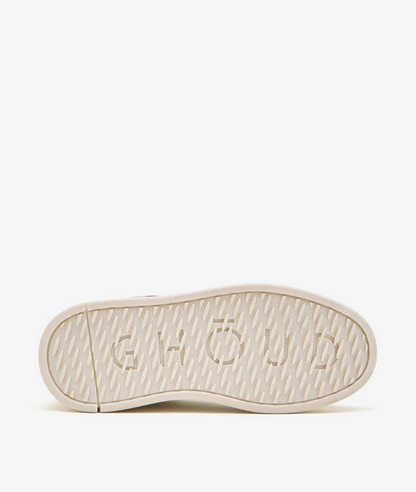Tweener Brushed Low in Treated Soft Leather Gold/White - GHOUD VENICE 