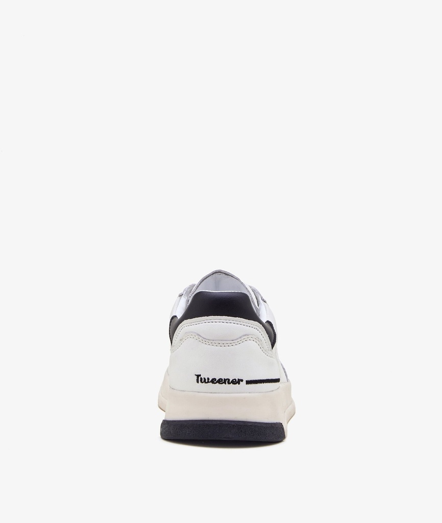 Tweener Low Man - Leather White/Black - GHOUD VENICE