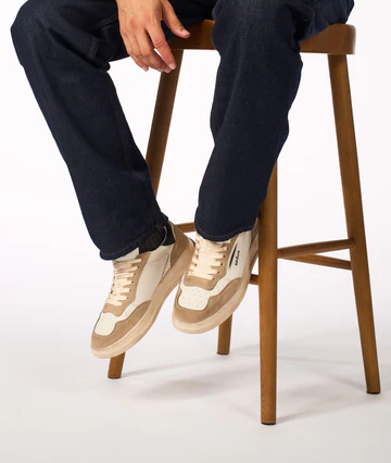 Tweener Brushed Low Man - Leather/Suede Beige/Mou - GHOUD VENICE 