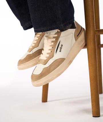 Tweener Brushed Low Man - Leather/Suede Beige/Mou - GHOUD VENICE 