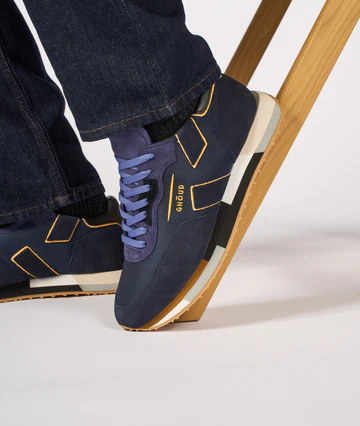 Rush Multi Low Man - Mesh/Suede Blue/Yellow - GHOUD VENICE 