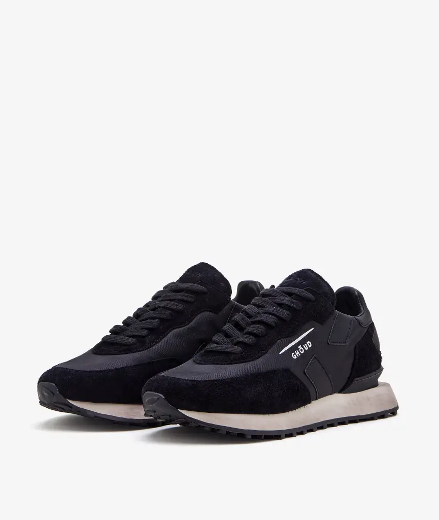 Rush One SP Brushed Low Man - Nylon/Suede Black - GHOUD VENICE