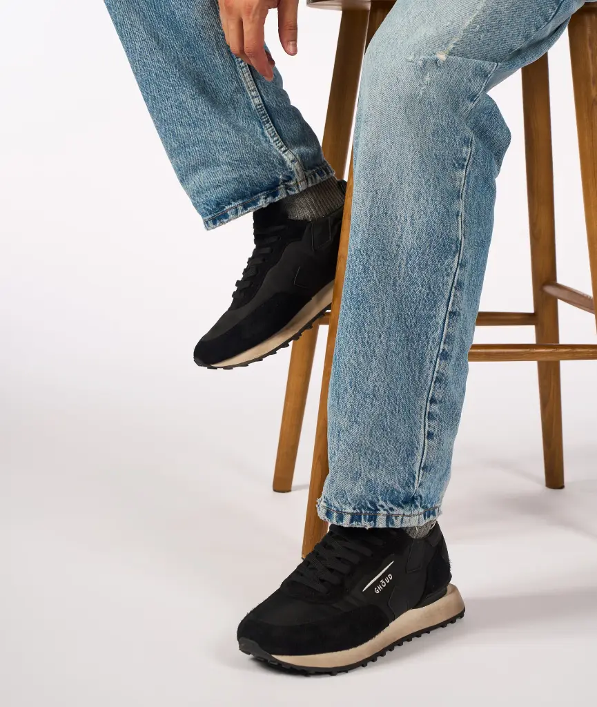 Rush One SP Brushed Low Man - Nylon/Suede Black - GHOUD VENICE