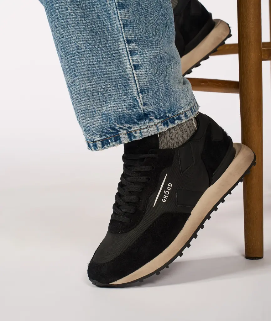 Rush One SP Brushed Low Man - Nylon/Suede Black - GHOUD VENICE