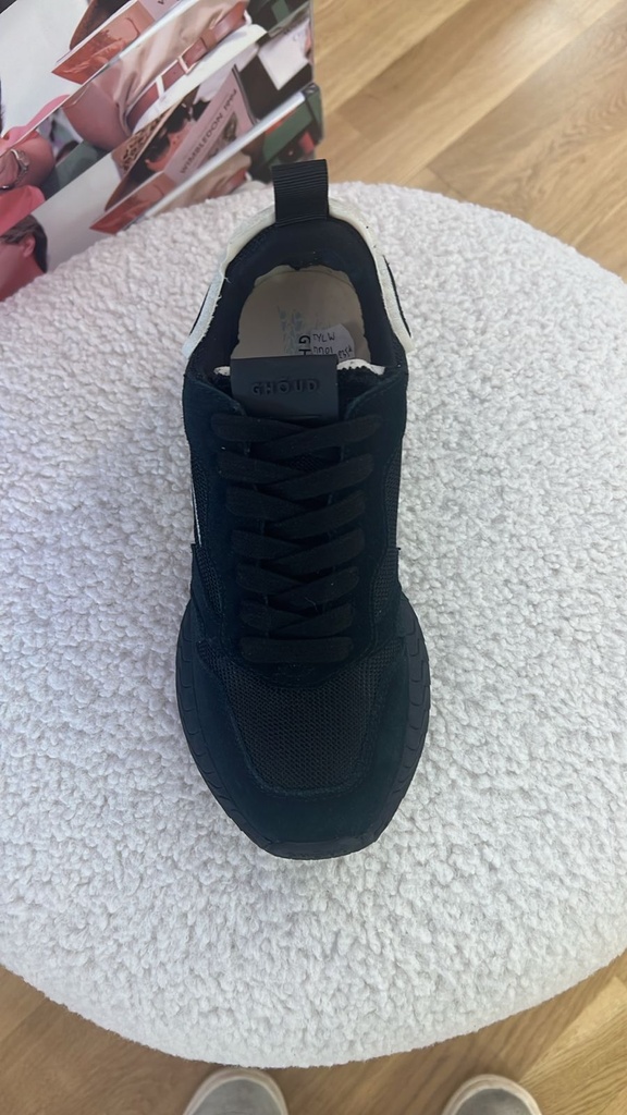 Tyre Low Woman - Mesh/Mirror Black/Silver - GHOUD VENICE