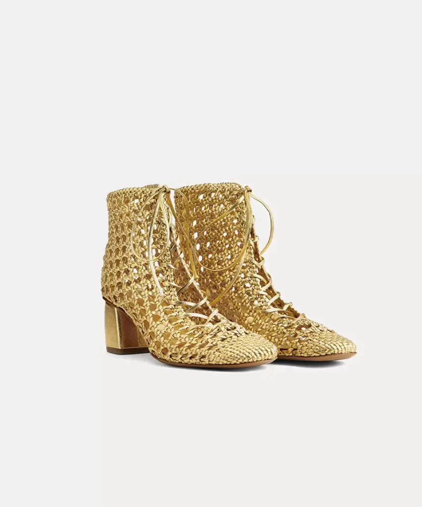 Chic hand–braided ankle boot - FORTE FORTE